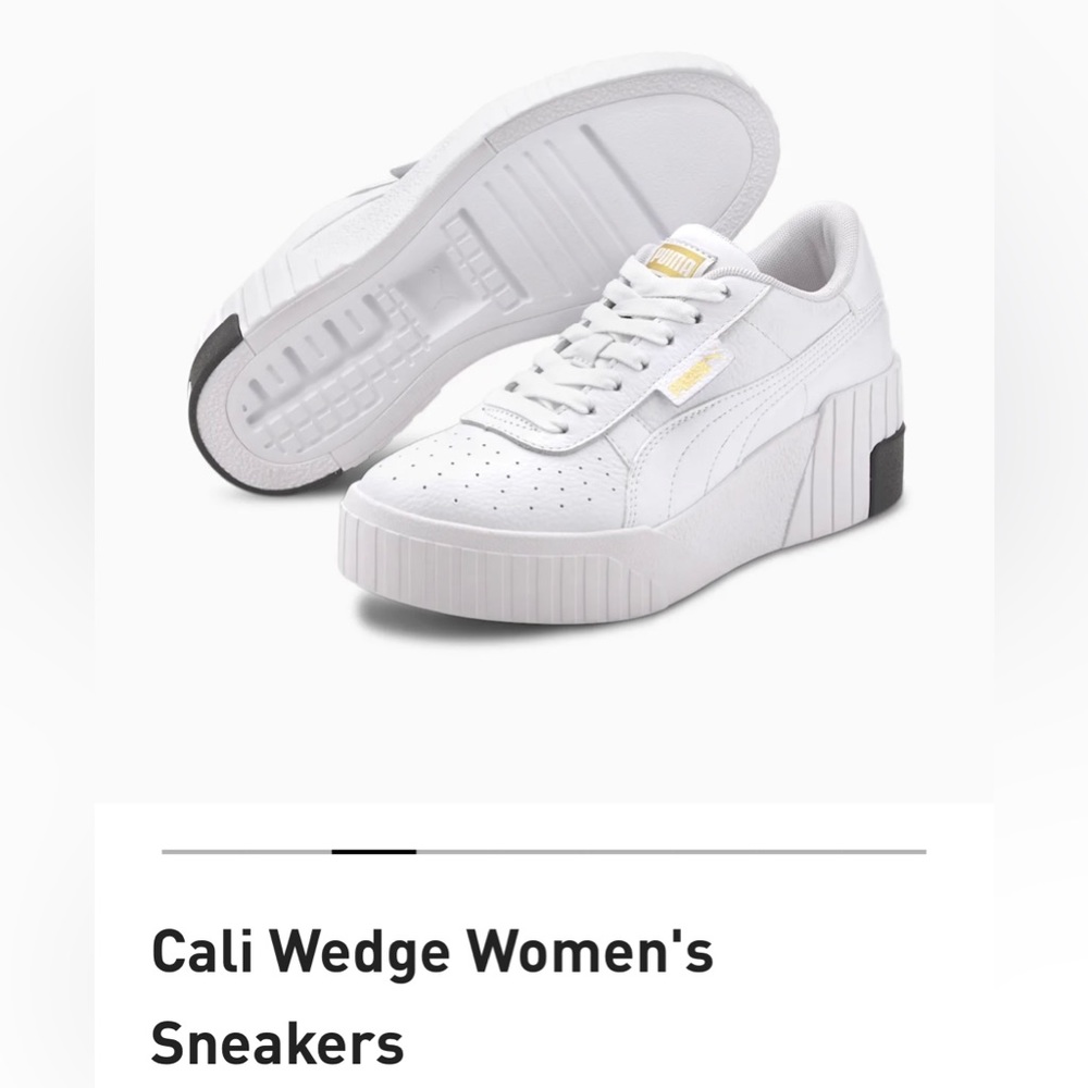 Puma Cali Wedge Sneakers 7.5